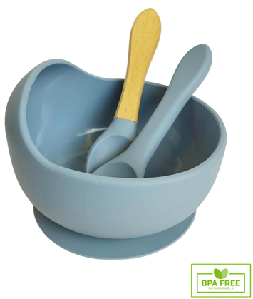 BOWL MAS CUBIERTOS EN SILICONA
