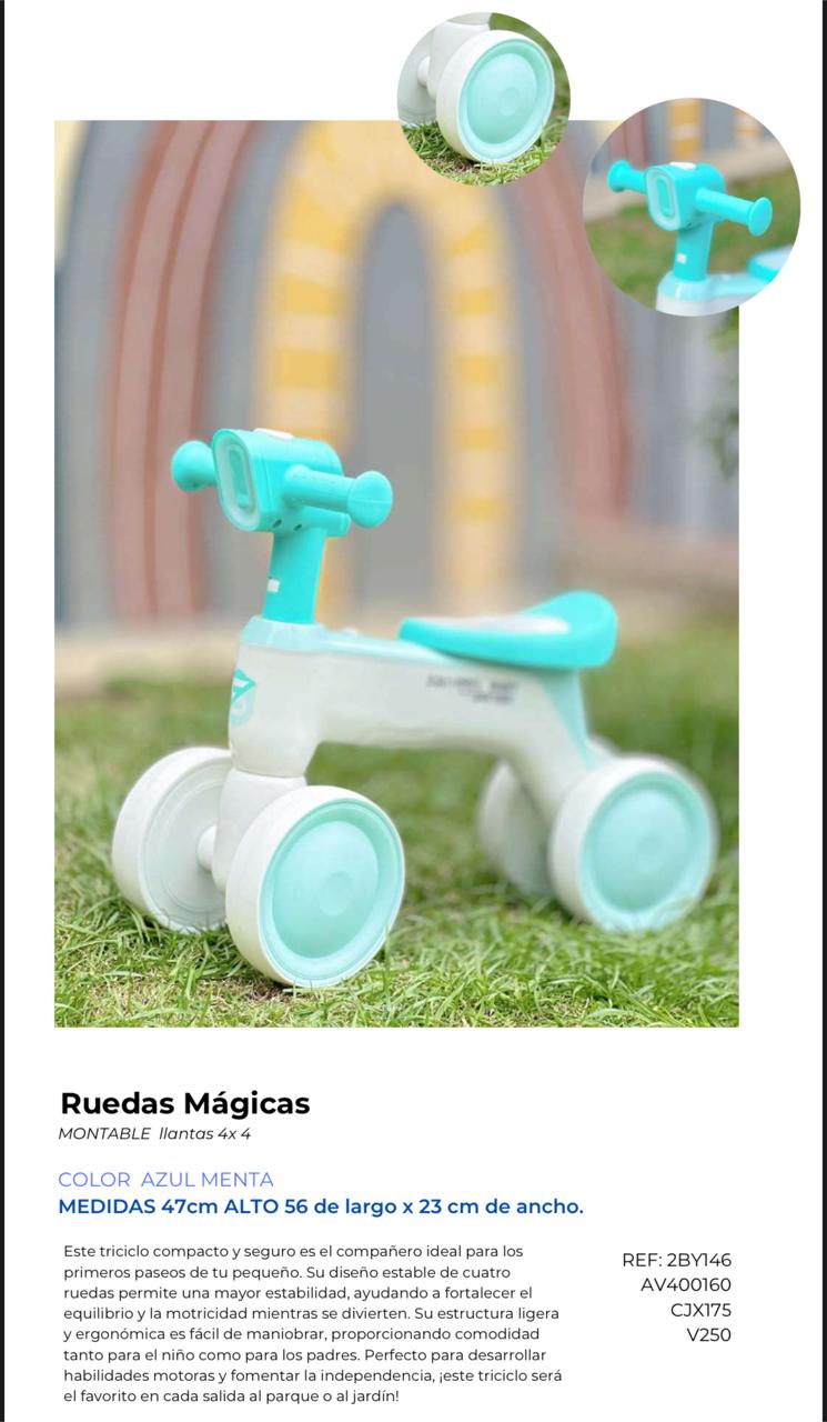 TRICICLO RUEDAS MAGICAS